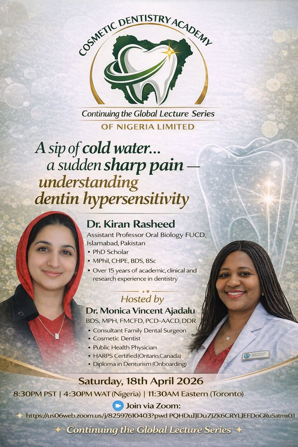 CDAN Event Flyer
