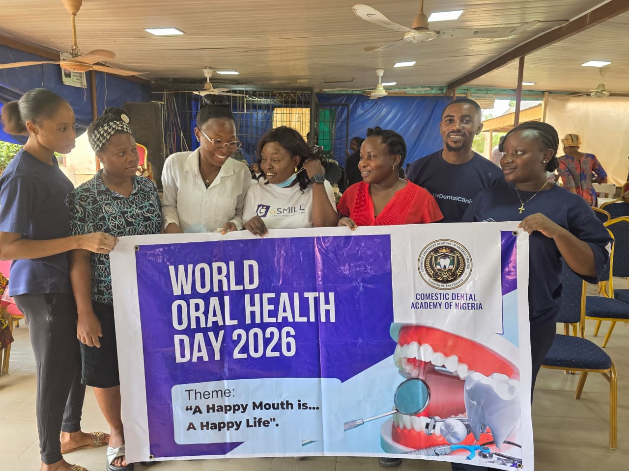 CDAN dental professionals at the outreach event